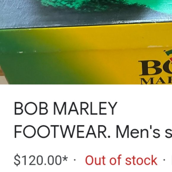 Men's Bob Marley Genuine Leather Upper #BM2003-16R Size 9. Good Condition $120 - Picture 9 of 10